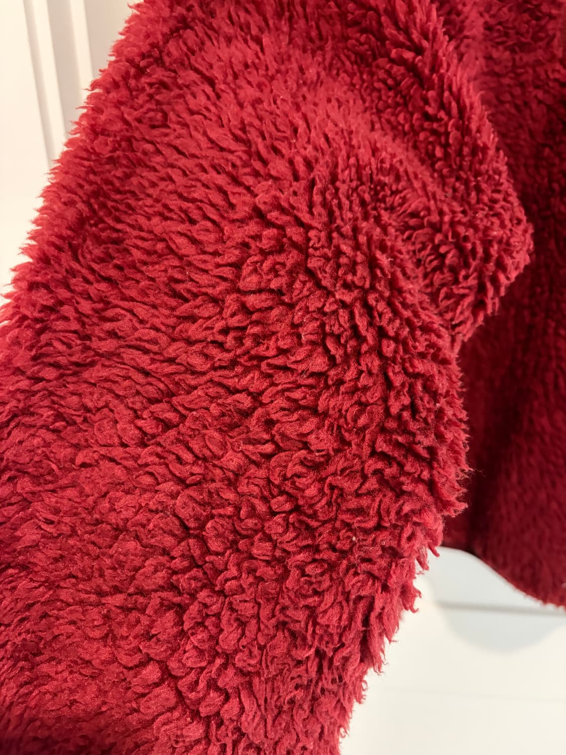 [S] 파타고니아 빈티지 딥파일 보르도 레드 후리스 상품이미지6