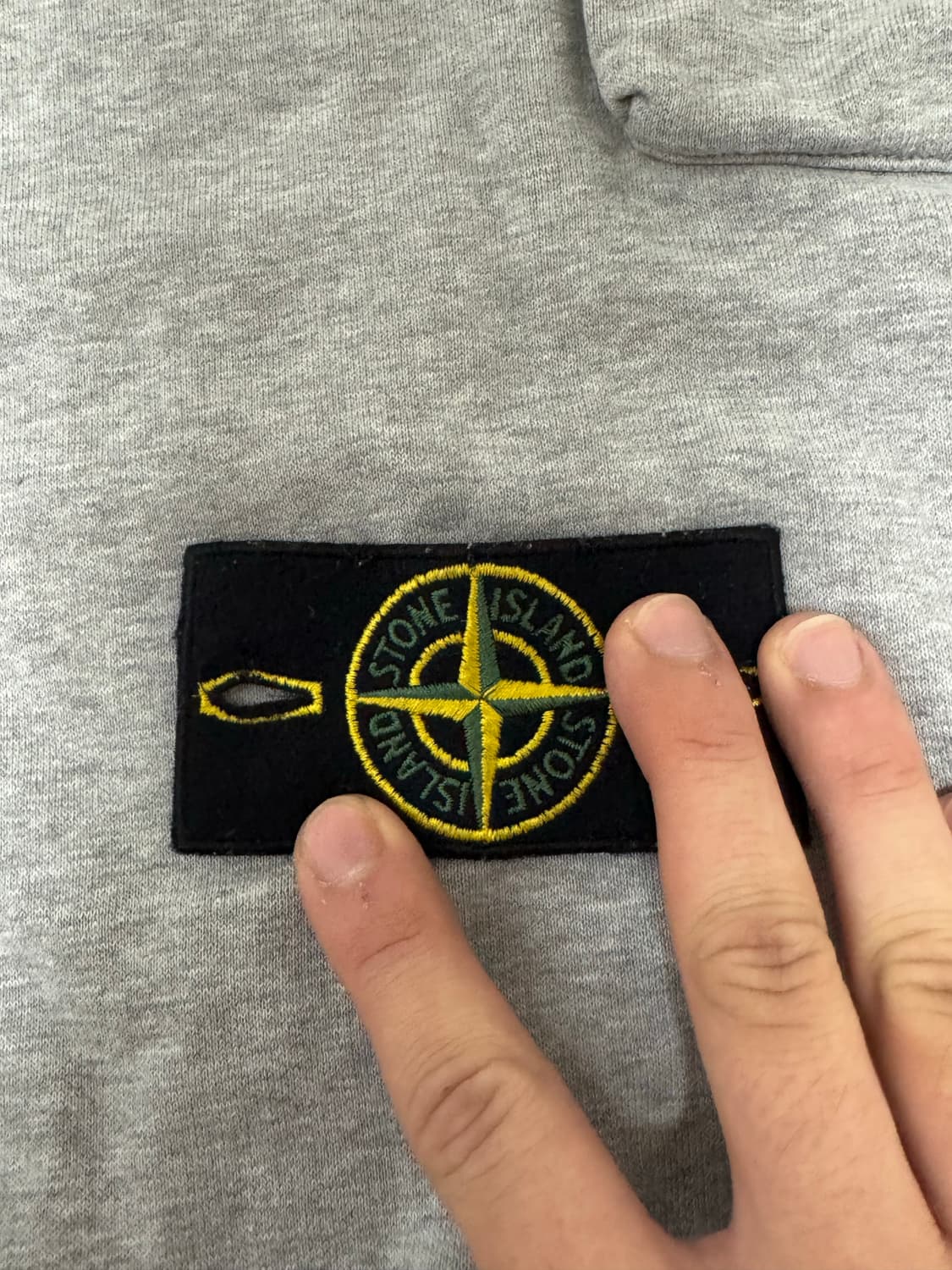 [M]스톤아일랜드 포켓 그레이 맨투맨 상품이미지3