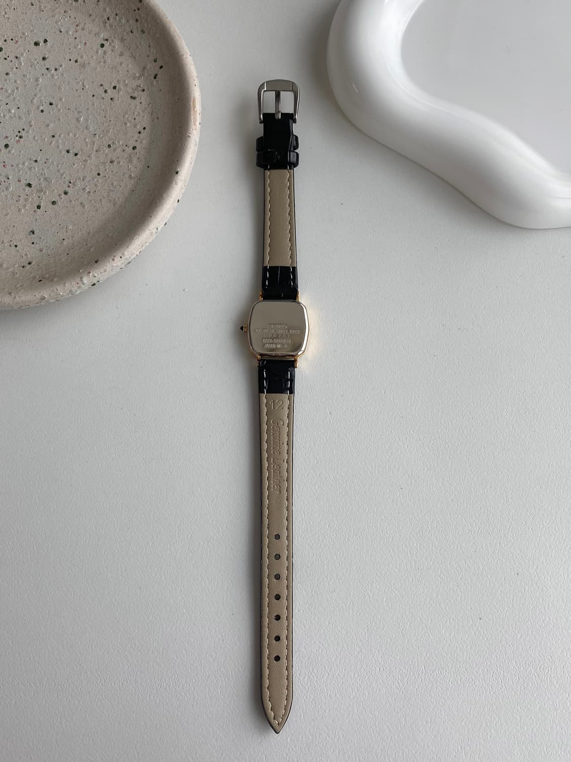 Seiko 세이코 엑셀린 쿼츠 골드 레이디스 상품이미지4