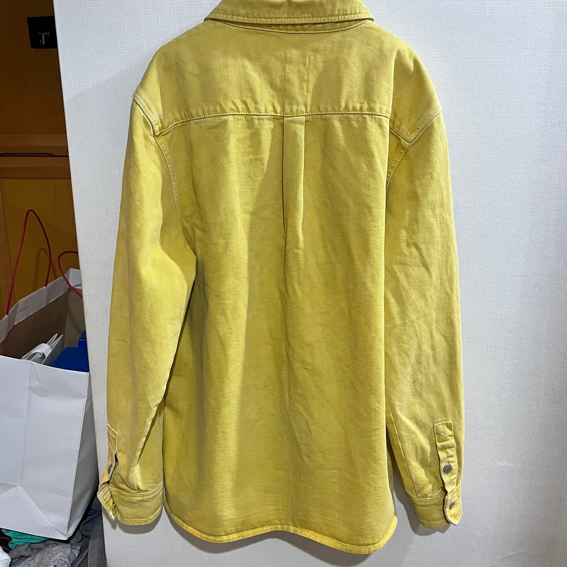 (XL) 자라 옐로우 데님 셔츠 자켓 상품이미지2