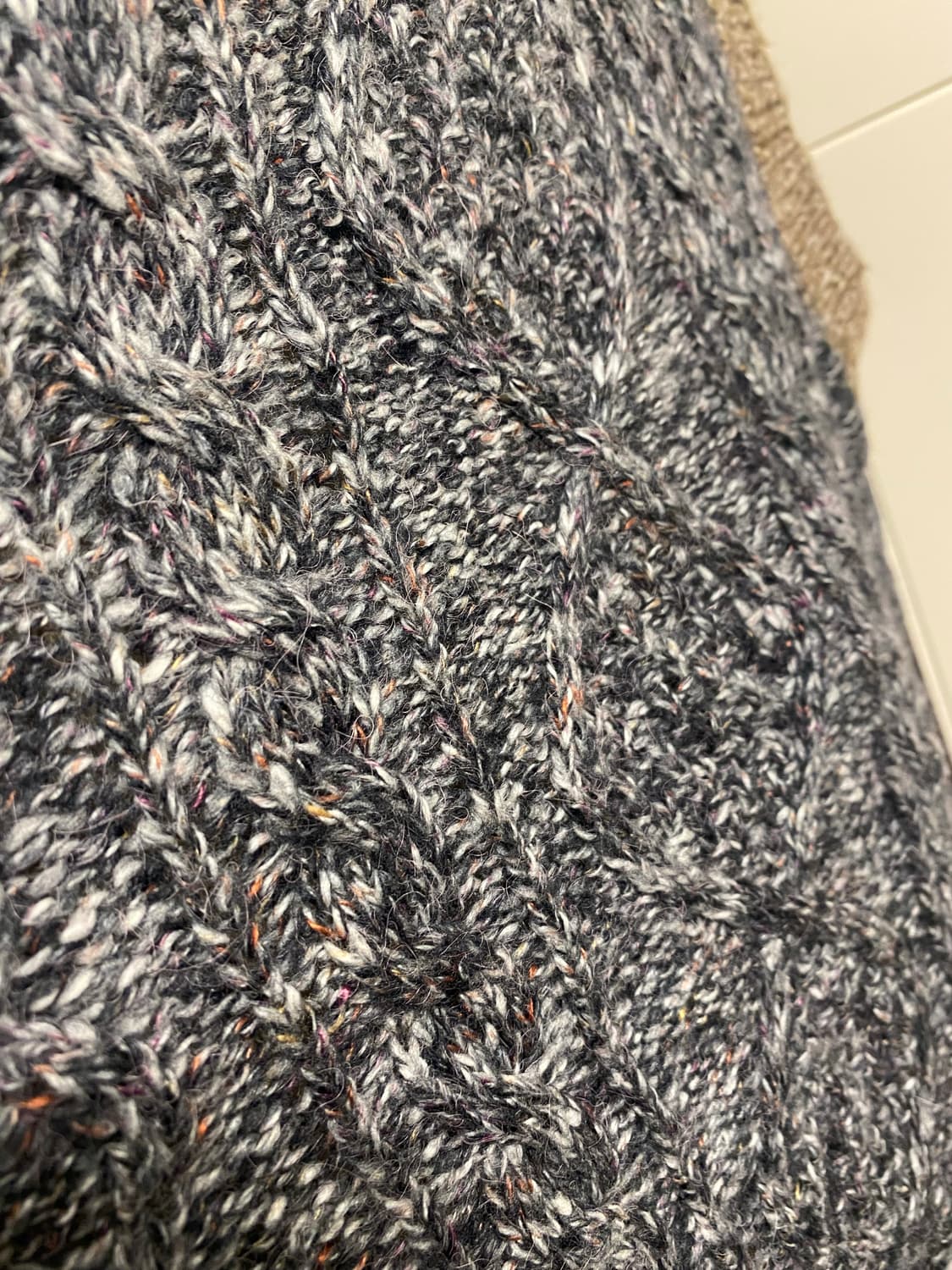 LIME.INC 케이블 니트 조끼 M 상품이미지6