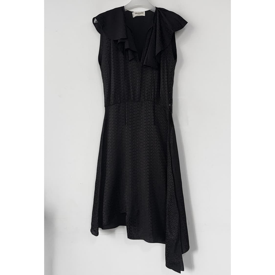 쟈딕앤볼테르 실크 로고 자카드 원피스 상품이미지3