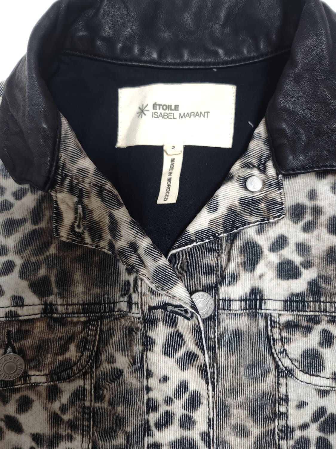 Isabel Marant의 독특한 레오파드 패턴 자켓 상품이미지5