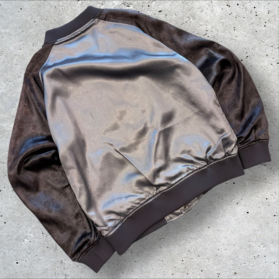 [100] 마자플라바 자수 빅로고 유광 스카쟌 자켓 D51 상품이미지2