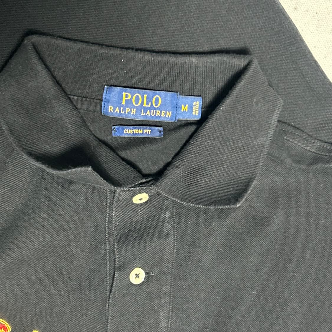 🫶🏻 폴로랄프로렌 커스텀핏 블랙 카라 반팔티 🫶🏻 상품이미지4