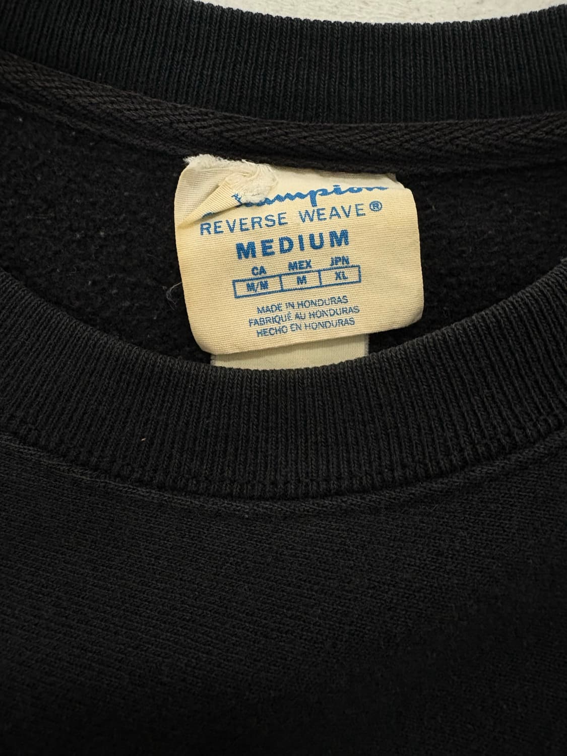 빈티지 챔피온 블루택 리버스위브 스웻셔츠 상품이미지2
