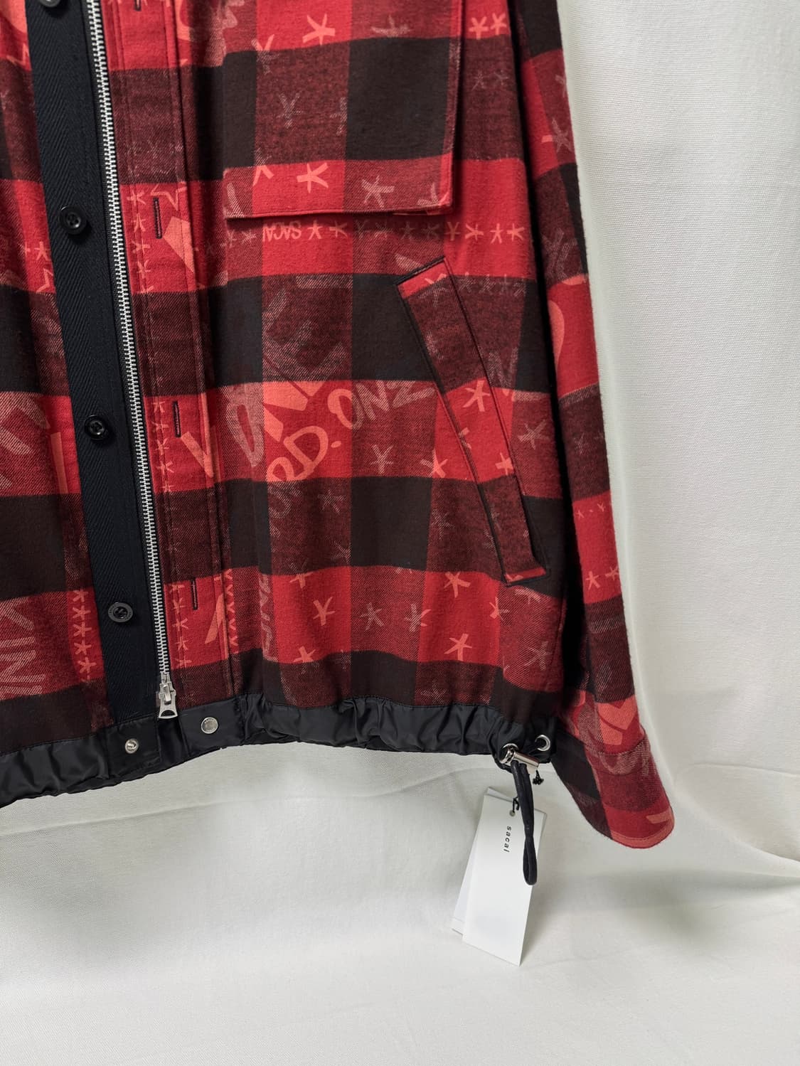 사카이 에릭 헤이즈 체크 블루종 자켓 상품이미지5