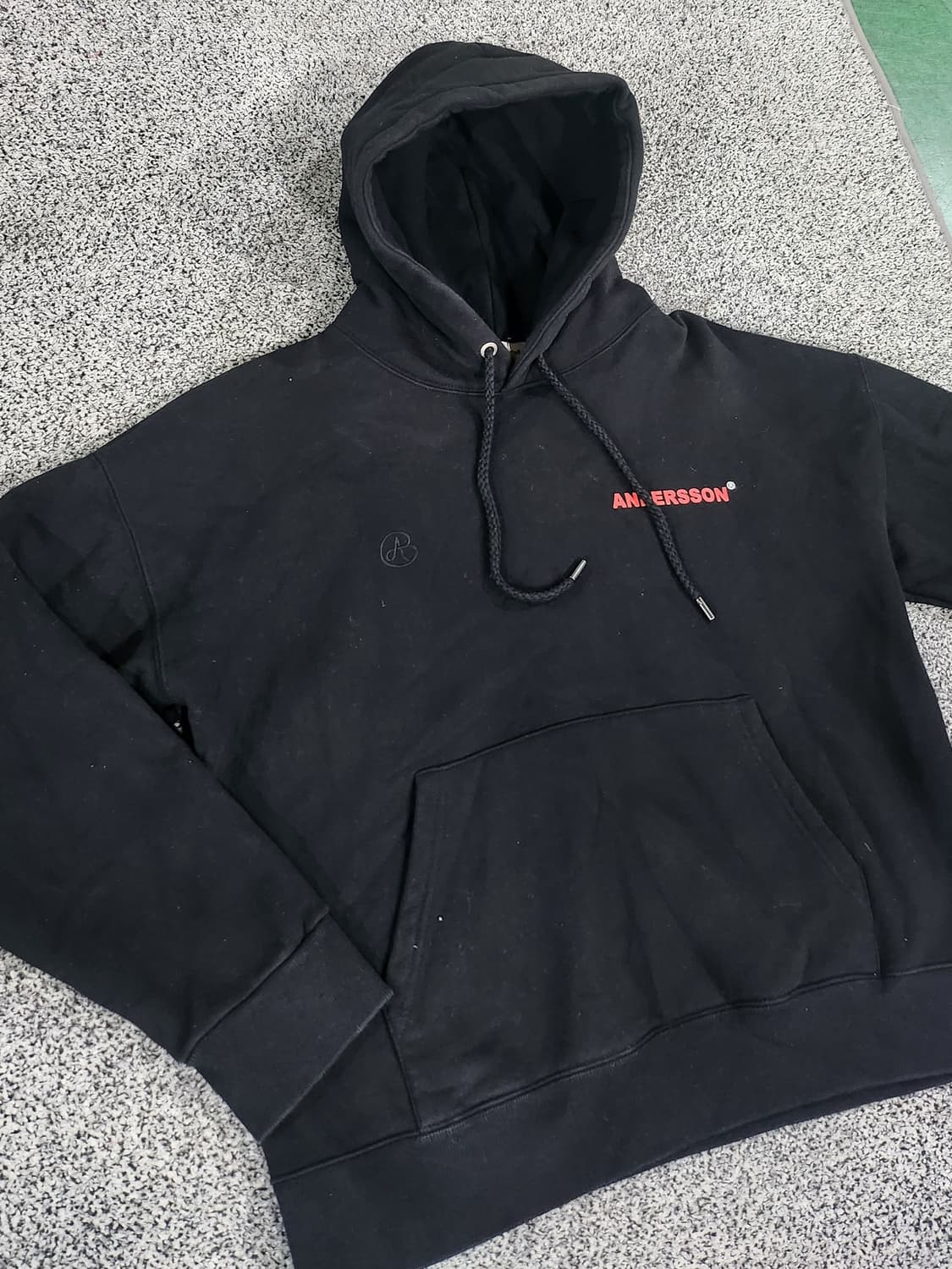 앤더슨 벨(Andersson Bell) 블랙 후드 티셔츠 상품이미지2