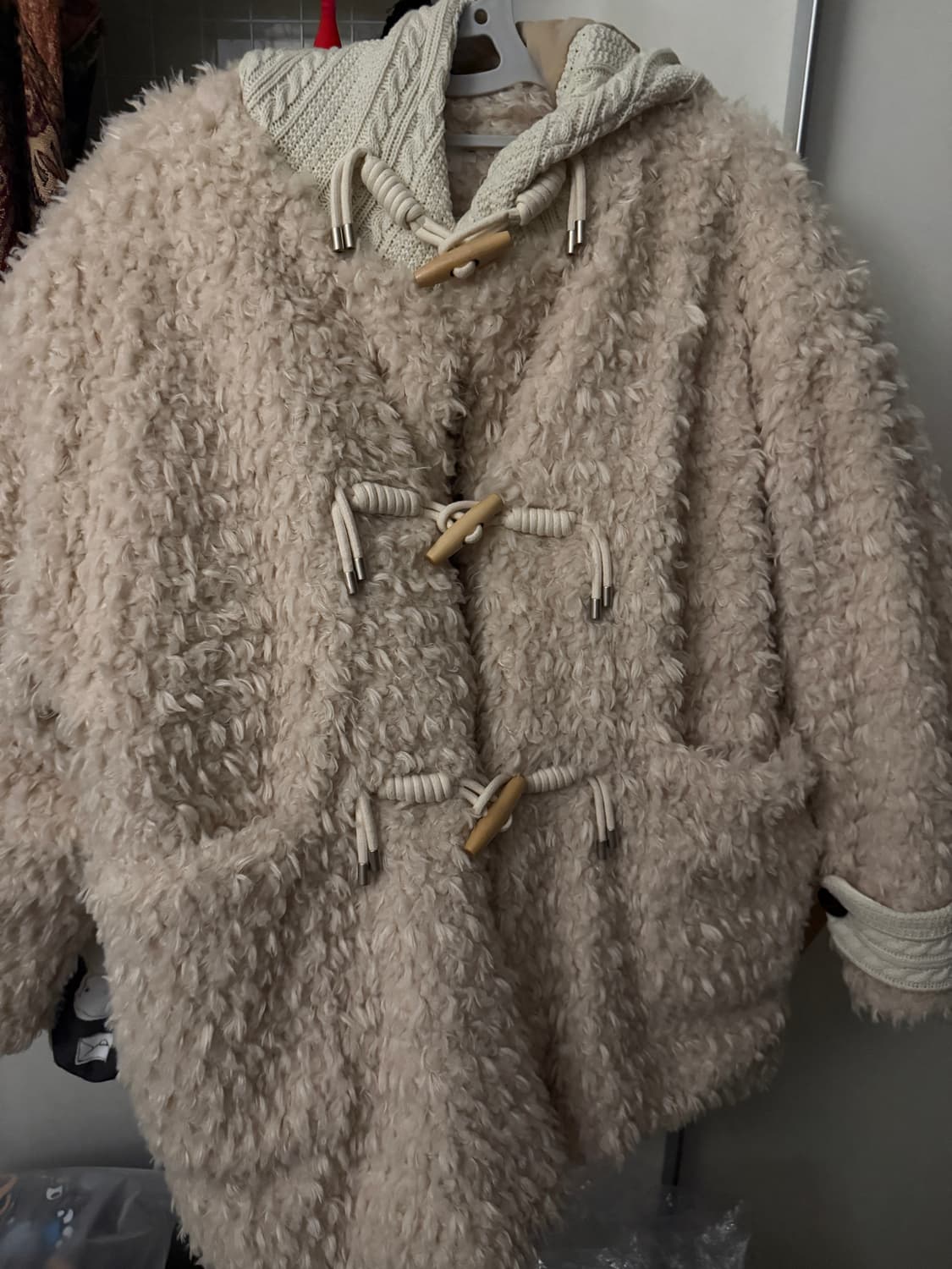 RSC 퍼 니트 더플코트 상품이미지9