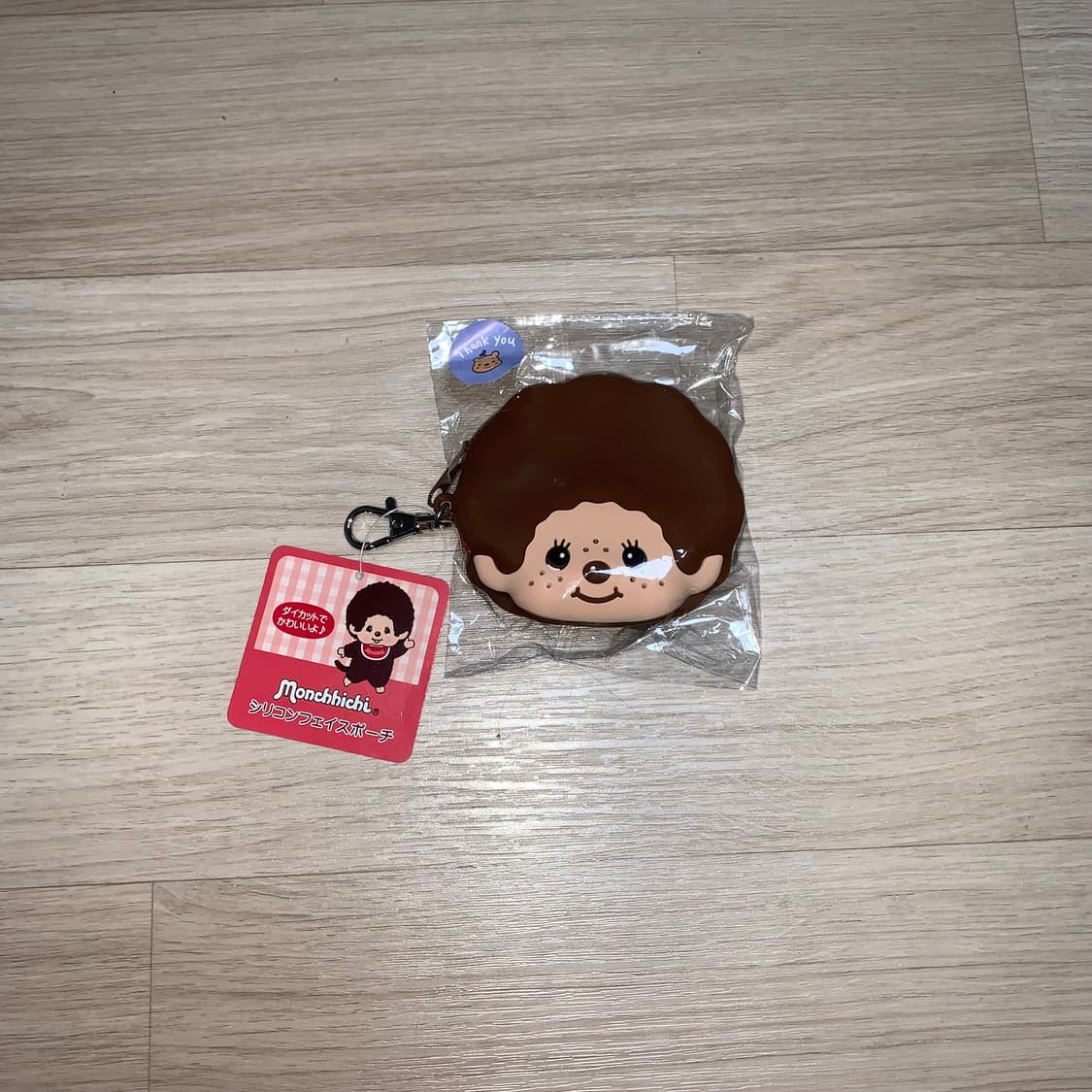 세키구치 몬치치 페이스 실리콘 파우치 키링 상품이미지1