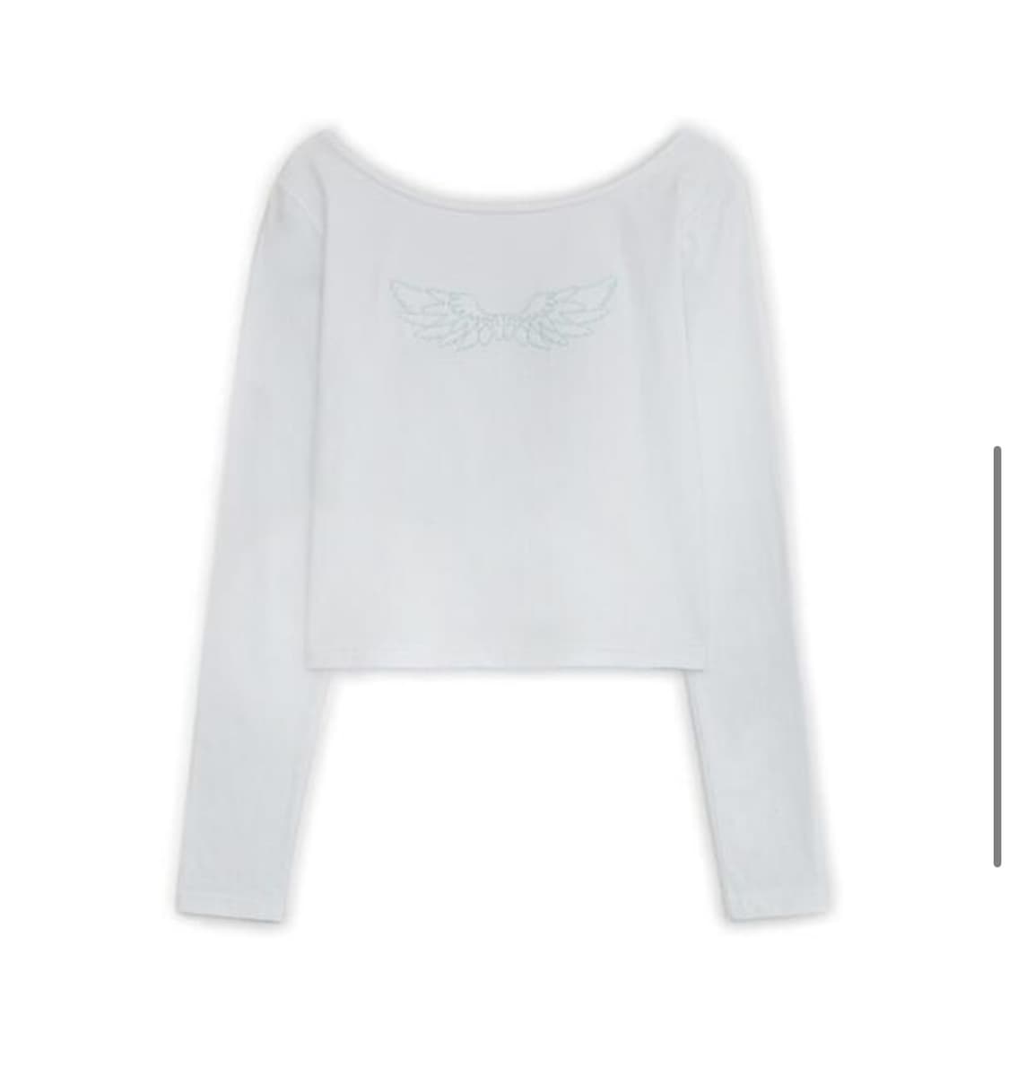  허그유어스킨 엔젤 윙 탑 (화이트) 상품이미지1