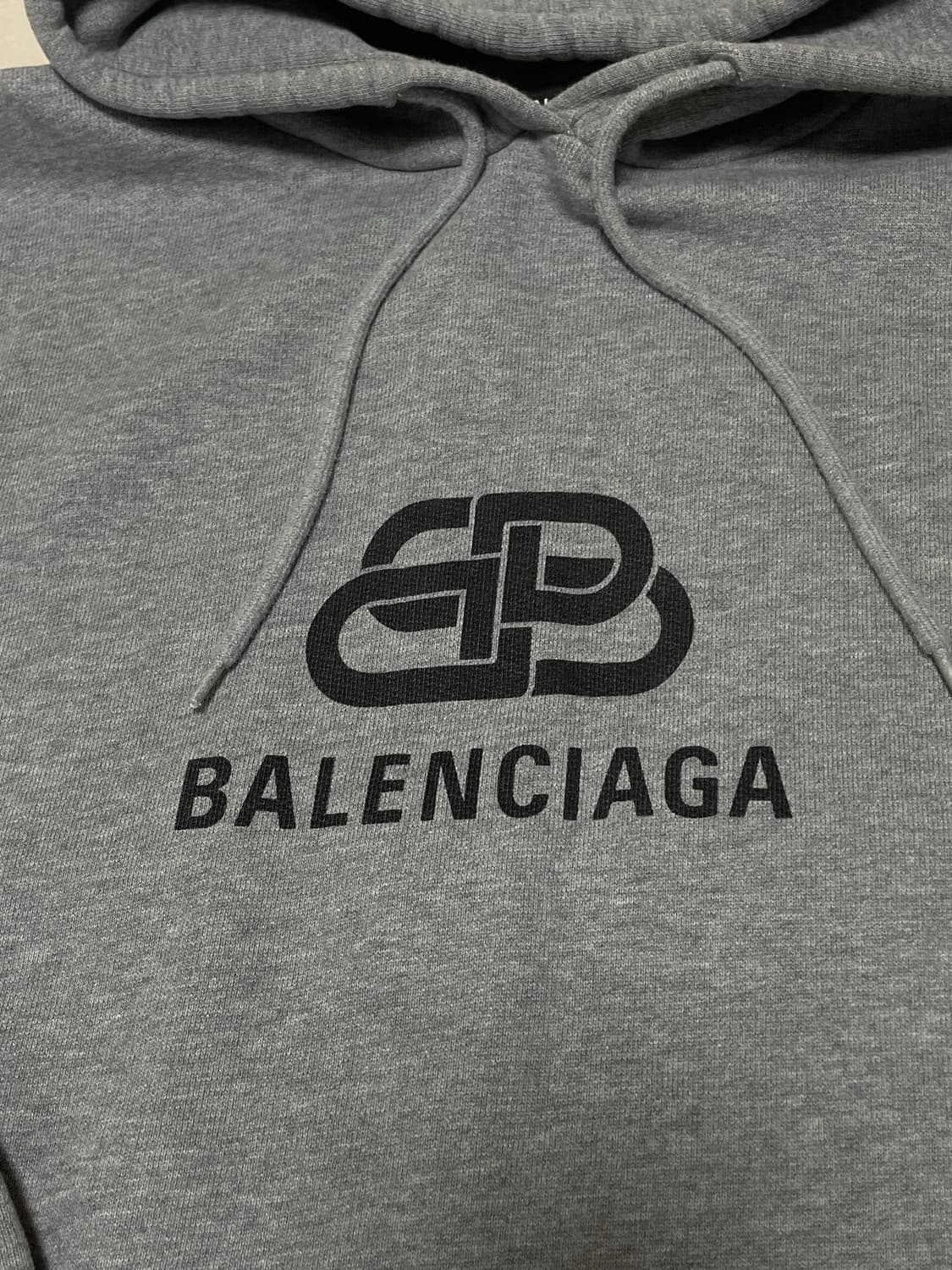 발렌시아가 BB로고 후드티 그레이 [S] 상품이미지2