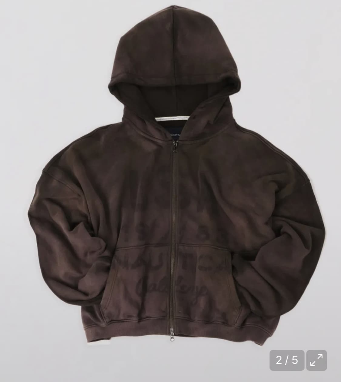 노티카 언더마이카 데미지드 후드집업 상품이미지2