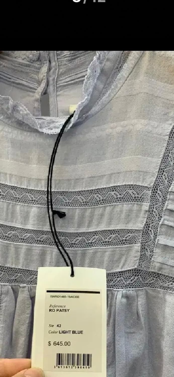 이자벨마랑 원피스 (라이트블루 색상) 상품이미지5