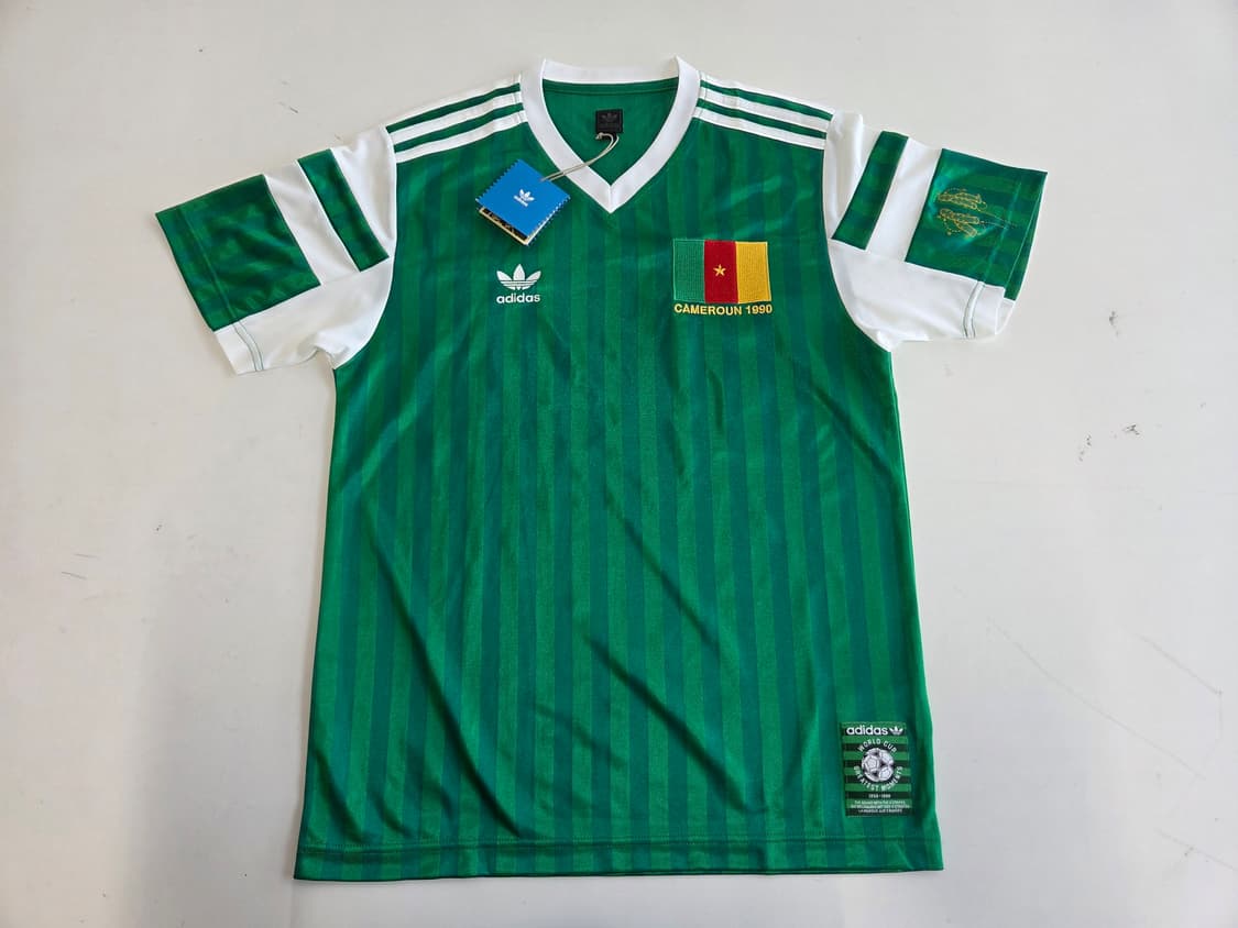 아디다스 카메룬 저지 1990 월드컵 그린 S 상품이미지9