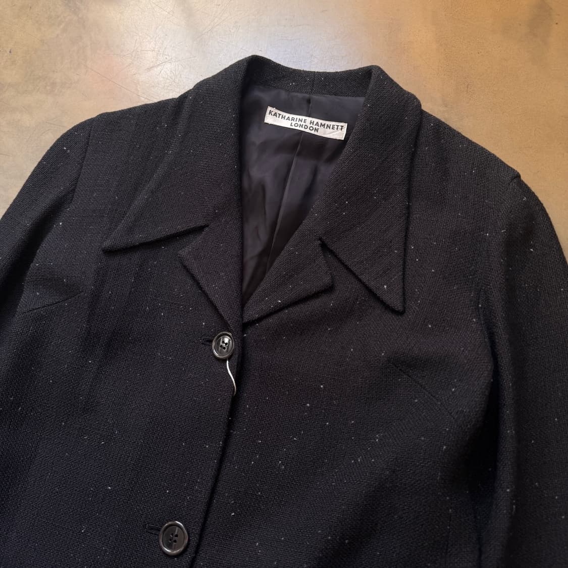 캐서린 햄넷 런던 유니크 패브릭 코트 상품이미지3