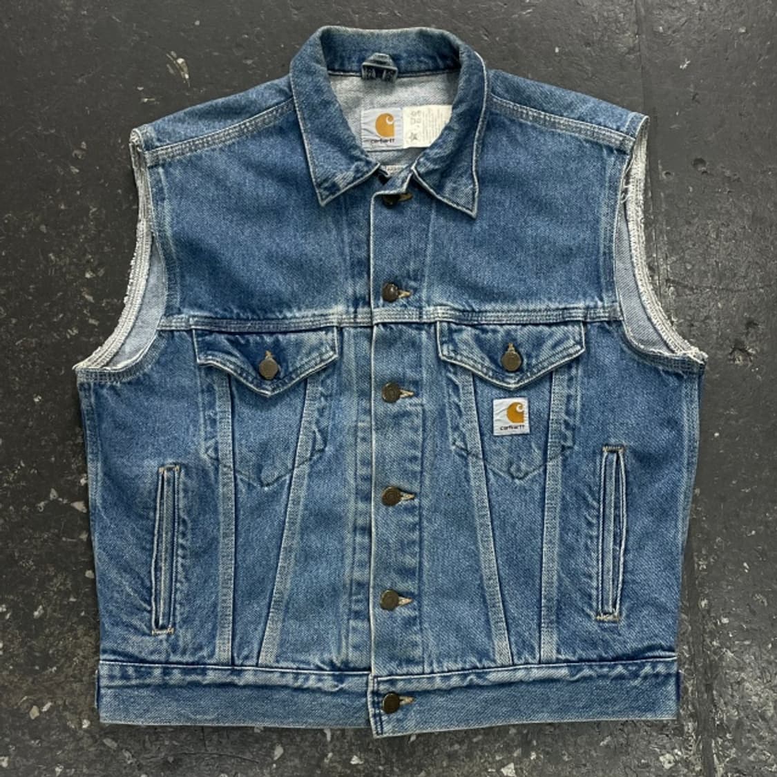 100 칼하트 데님 베스트 상품이미지1