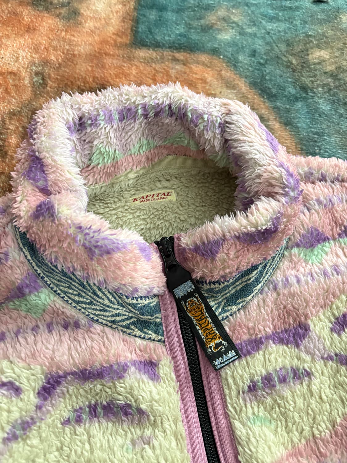 TTF✳️캐피탈 본 핑크 후리스 5사이즈 상품이미지3