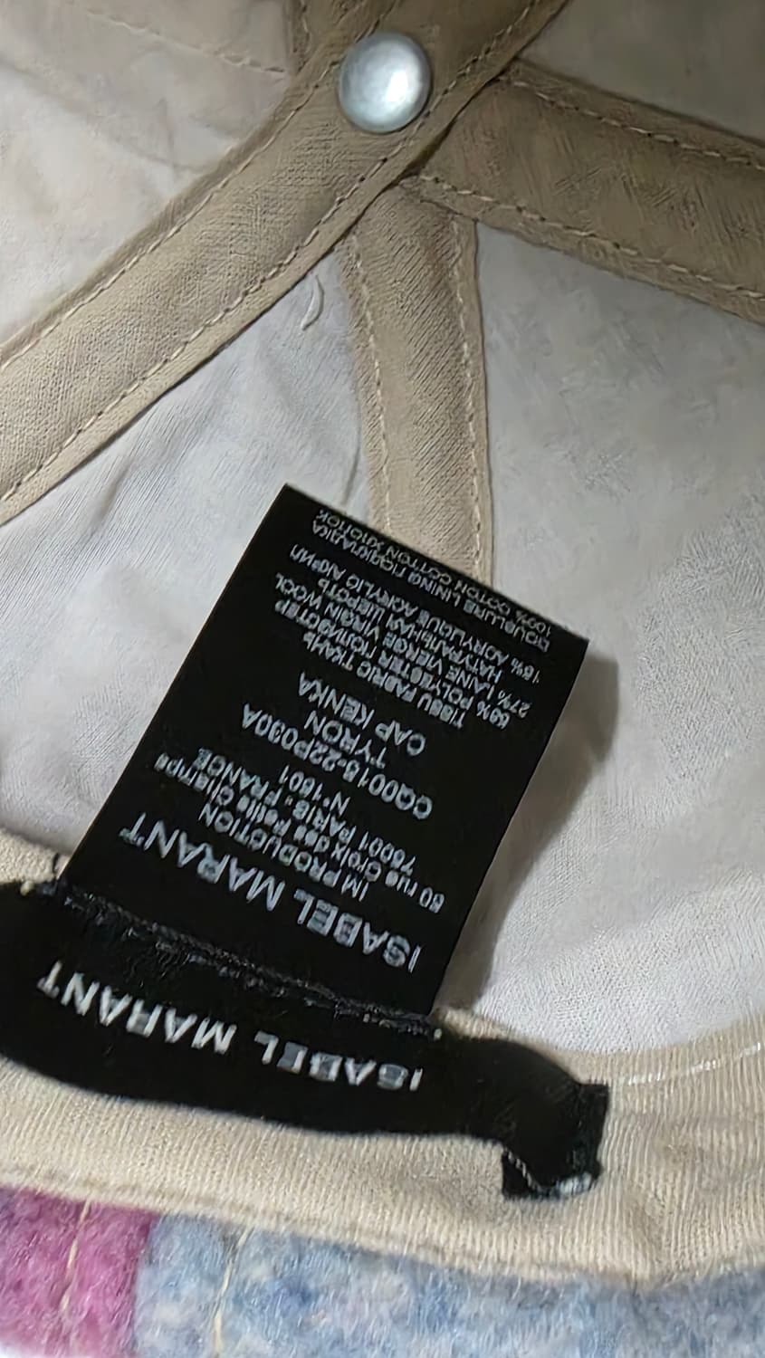 이자벨마랑 타이론 울 볼캡 상품이미지3