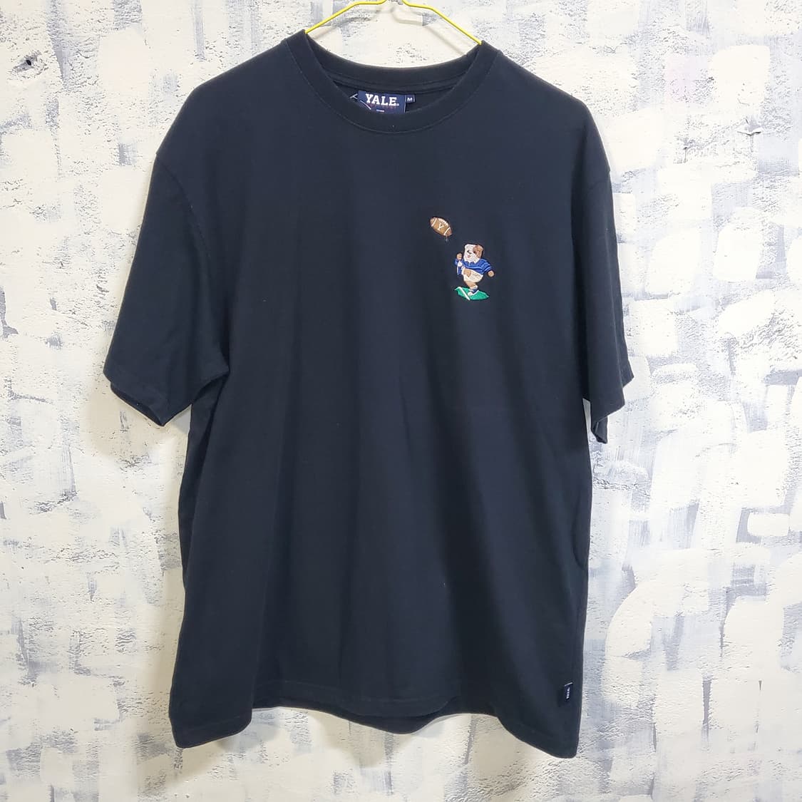 예일 YALE 블랙 반팔 티셔츠 상품이미지1