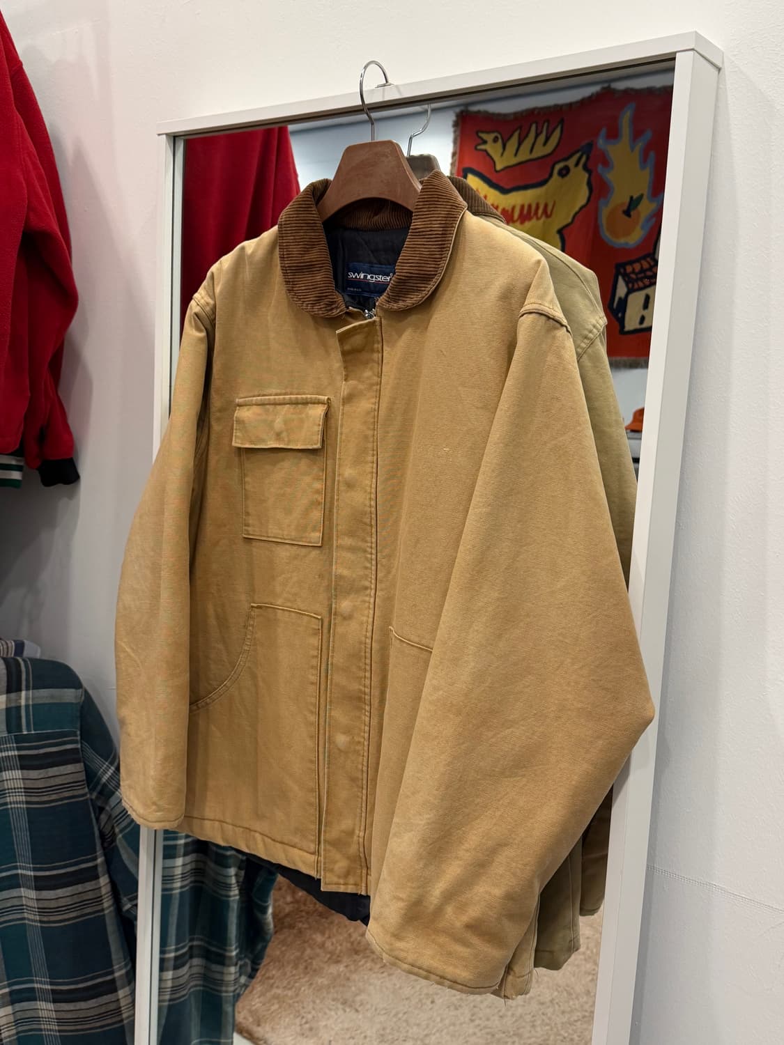 90s Swingster 빈티지 캔버스 워크 자켓 (made USA) 상품이미지1