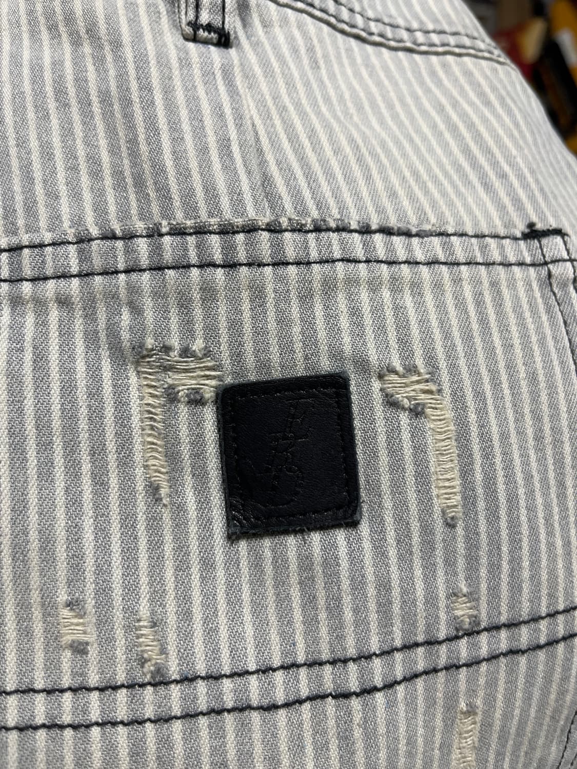 앙팡 리쉬 데프리메 ss24 Hickory Shuji 스트라이프 데님 상품이미지6