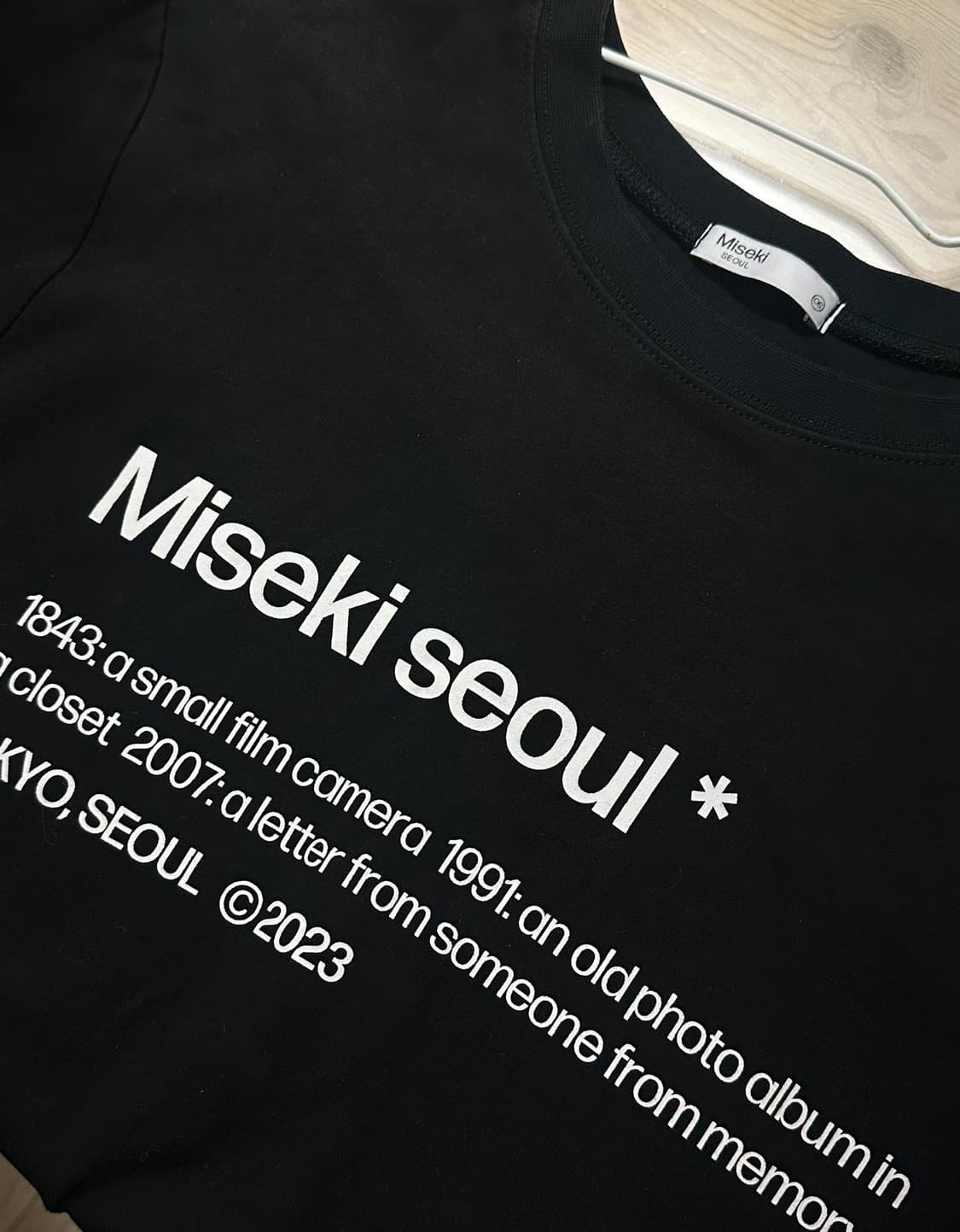 Misekiseoul short sleeves BLACK 상품이미지5