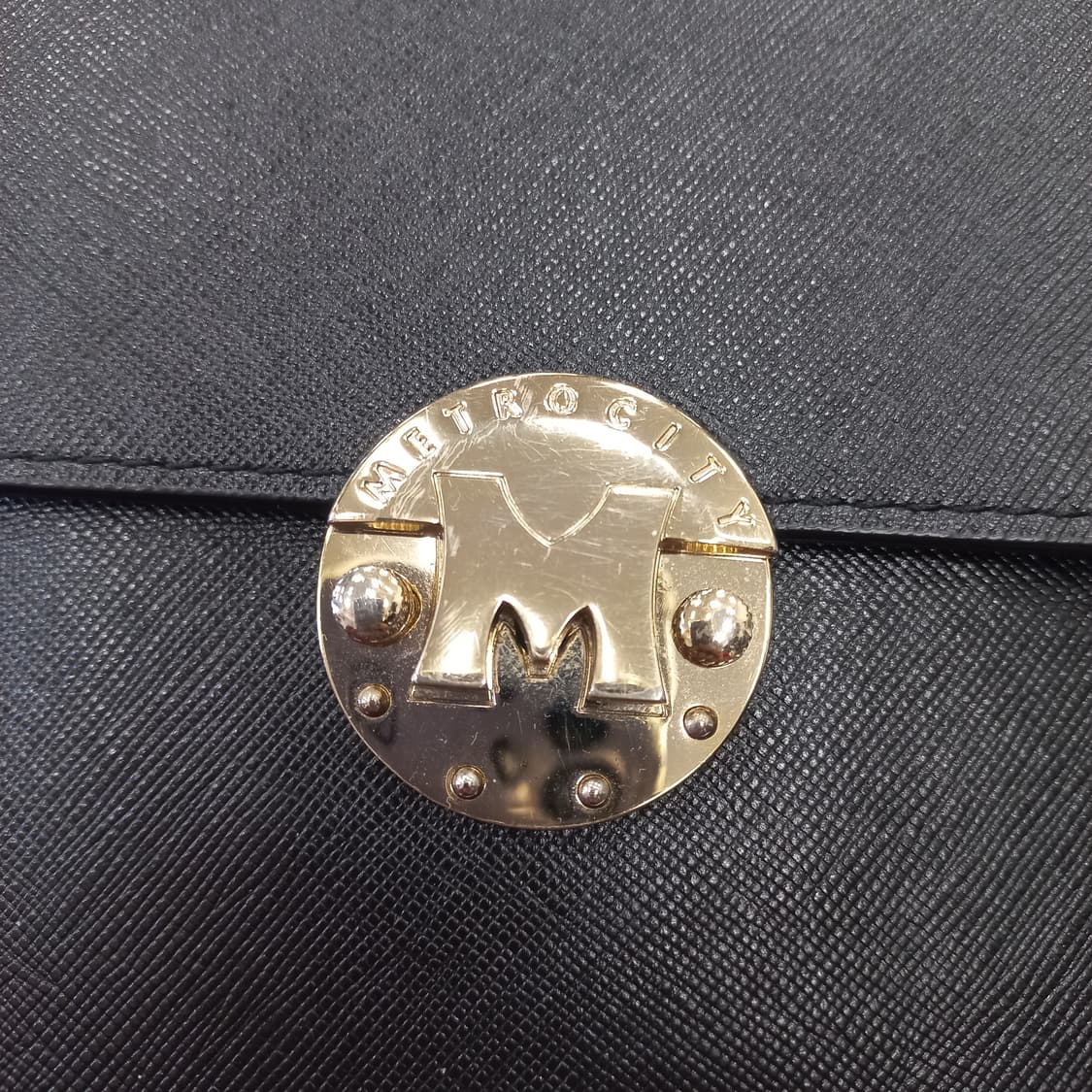 메트로시티 블랙 체인 크로스백 상품이미지3