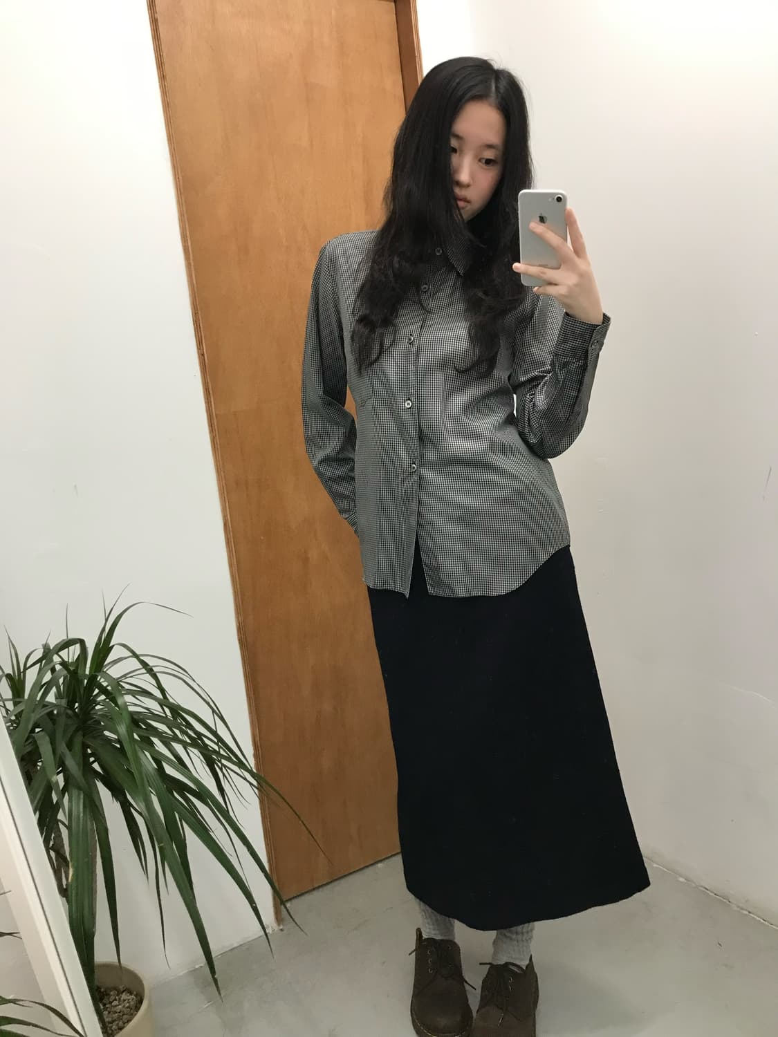 꼼데 tricot COMME des GARCONS Wool Skirt 상품이미지1