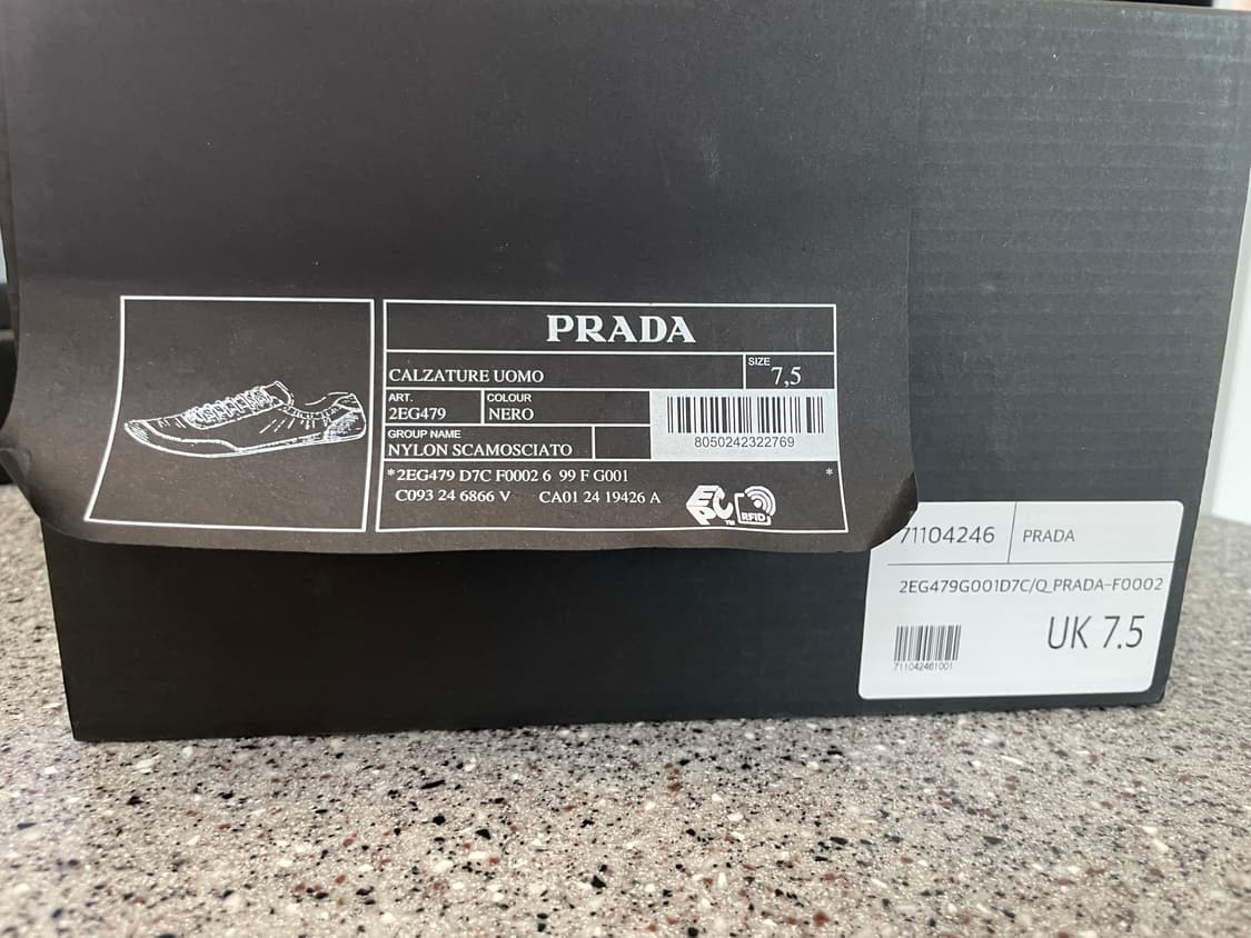 프라다 컬랩스 스니커즈 7.5 상품이미지7