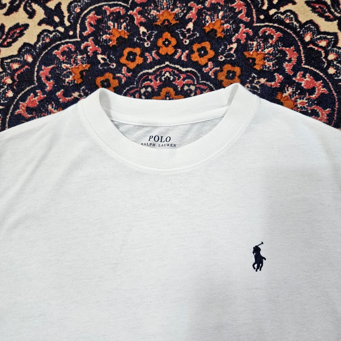 폴로랄프로렌 시그니쳐 포니 자수 라운드넥 티셔츠 S 상품이미지3