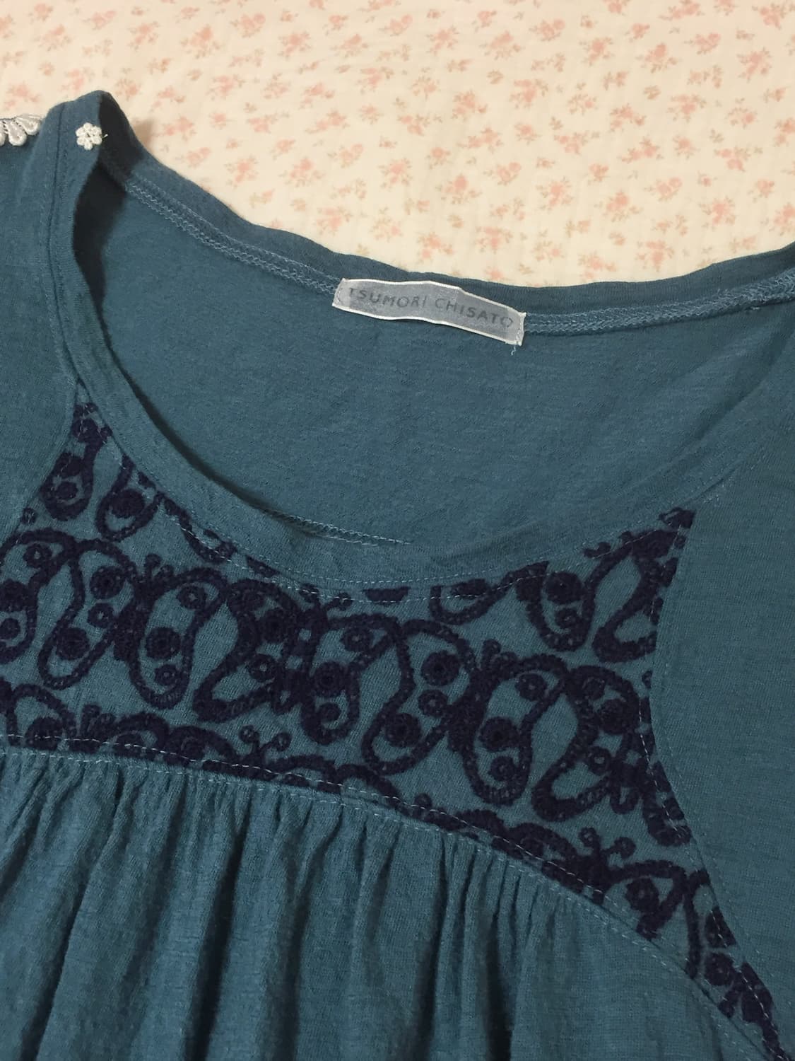 빈티지 츠모리치사토 하구미 블라우스 상품이미지3