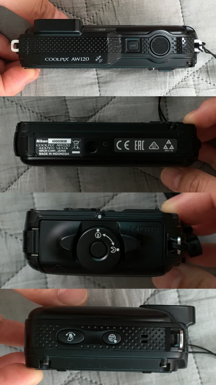 니콘 쿨픽스 aw120 블랙 (작례 O) 상품이미지2