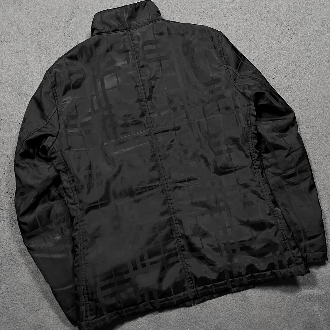 버버리 블랙라벨 자수로고 투웨이 체크 자켓 상품이미지5