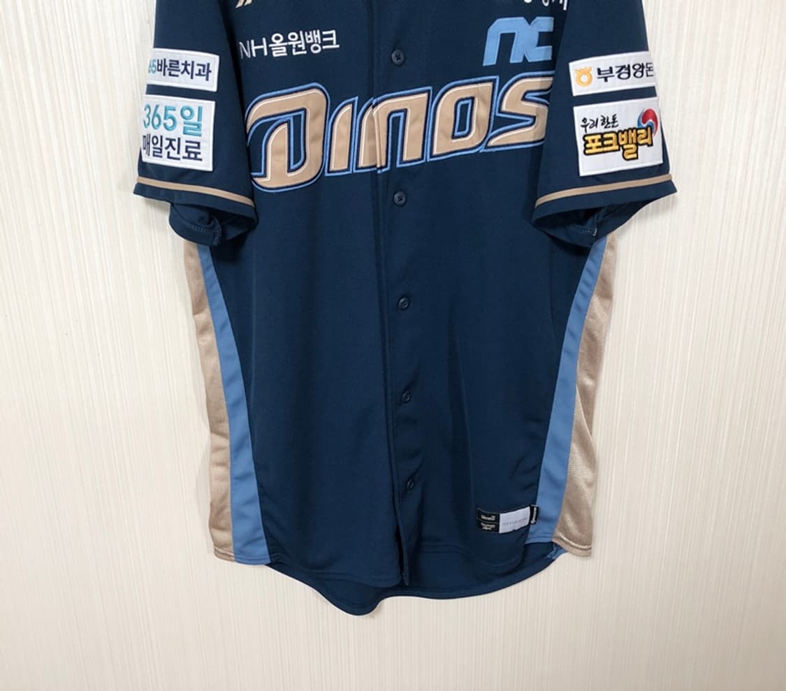 (5)KBO 리복 NC다이노스 선수실착 원정유니폼/져지 #104 김민균 상품이미지3