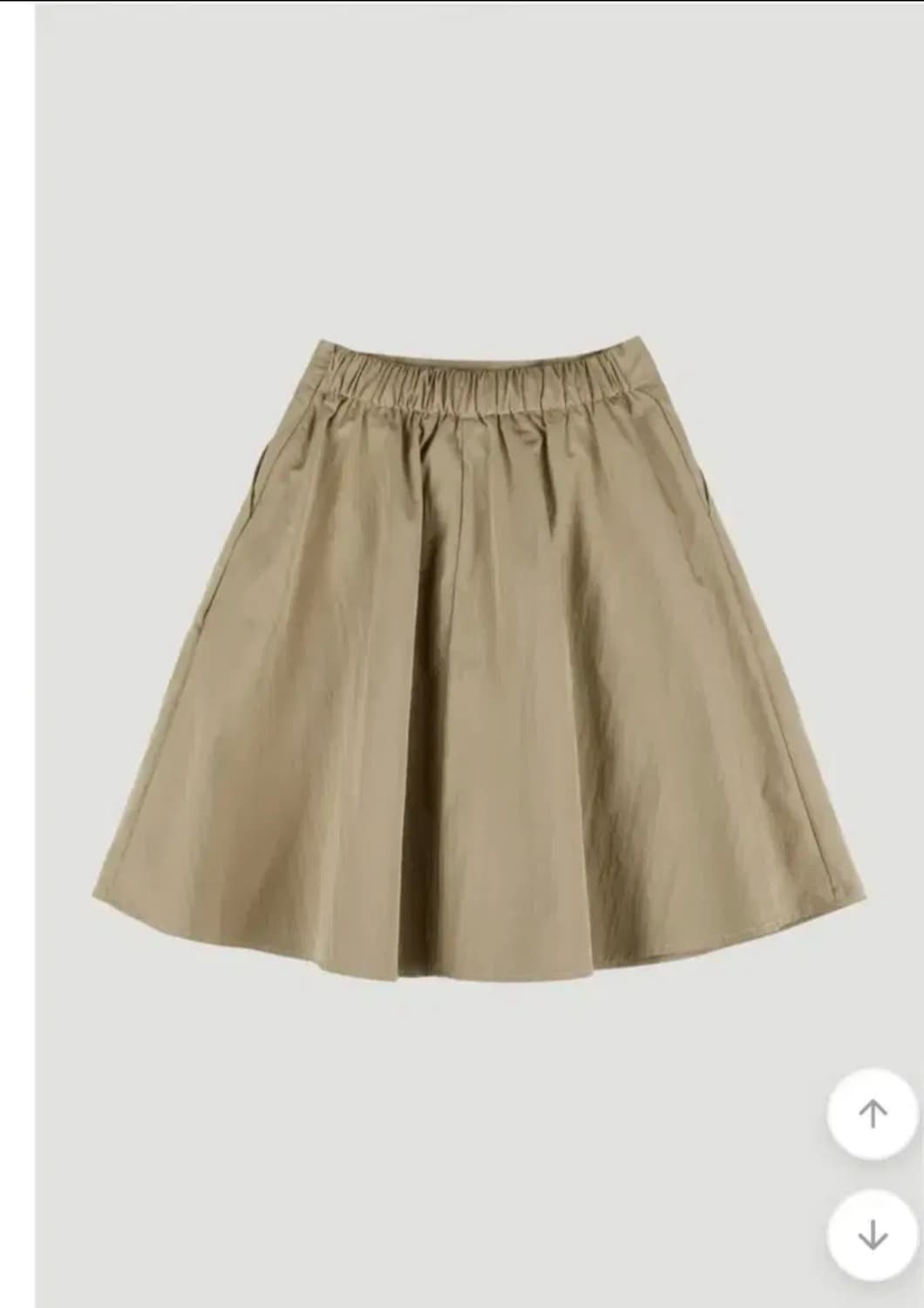 니어웨어 플로우스커트 베이지 상품이미지2