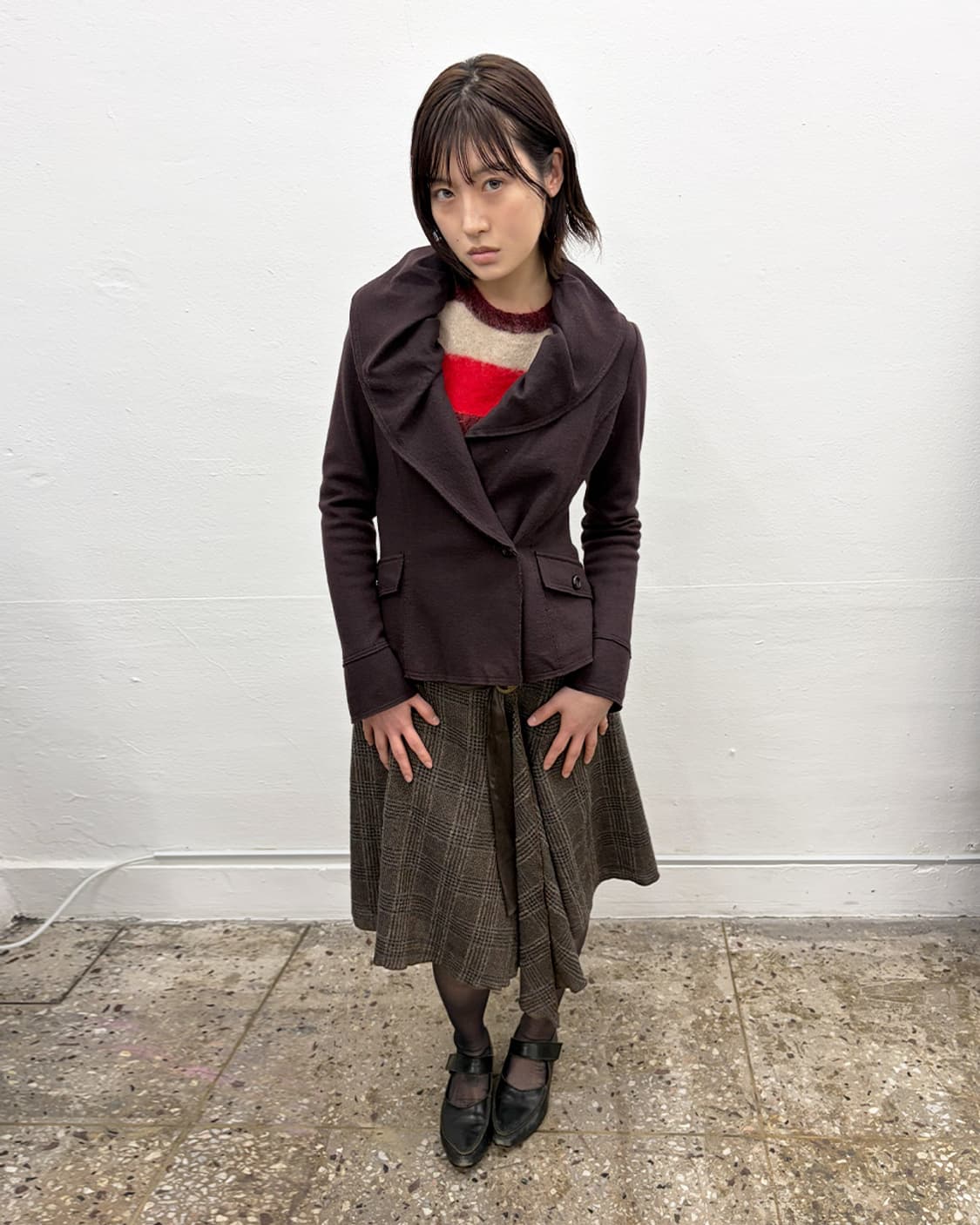 빈티지 프릴 칼라 자켓 상품이미지7