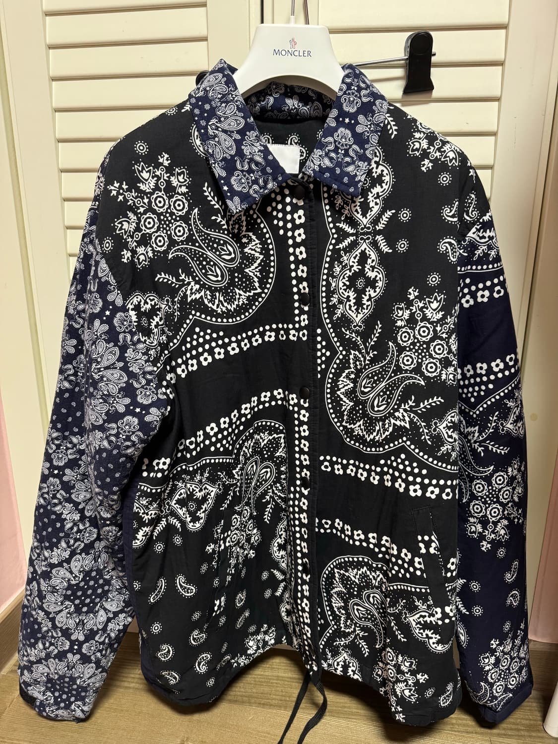 free) 투머치토커 페이즐리 누빔 패딩 점퍼 상품이미지6