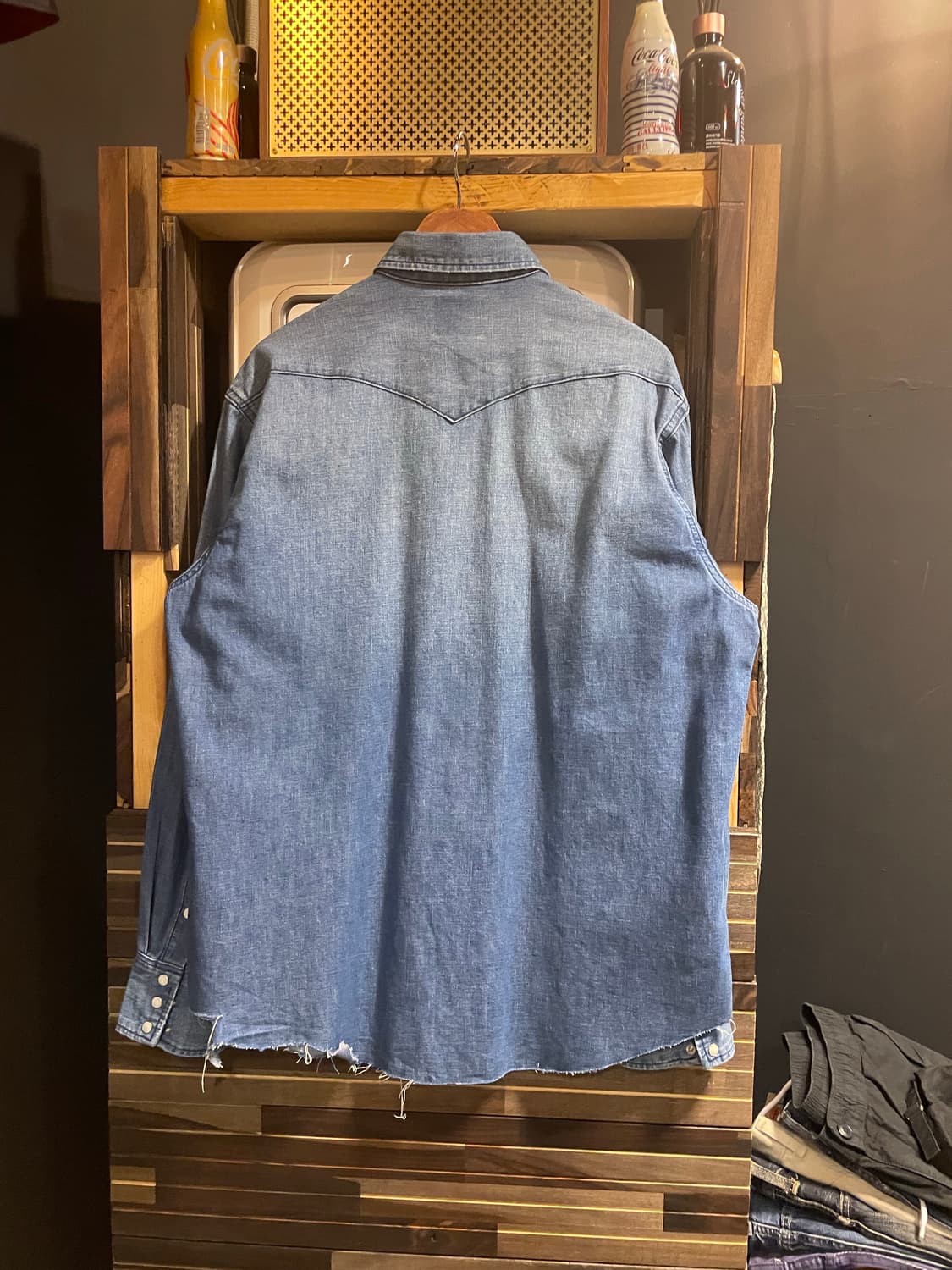 랭글러 웨스턴 데님셔츠 상품이미지7