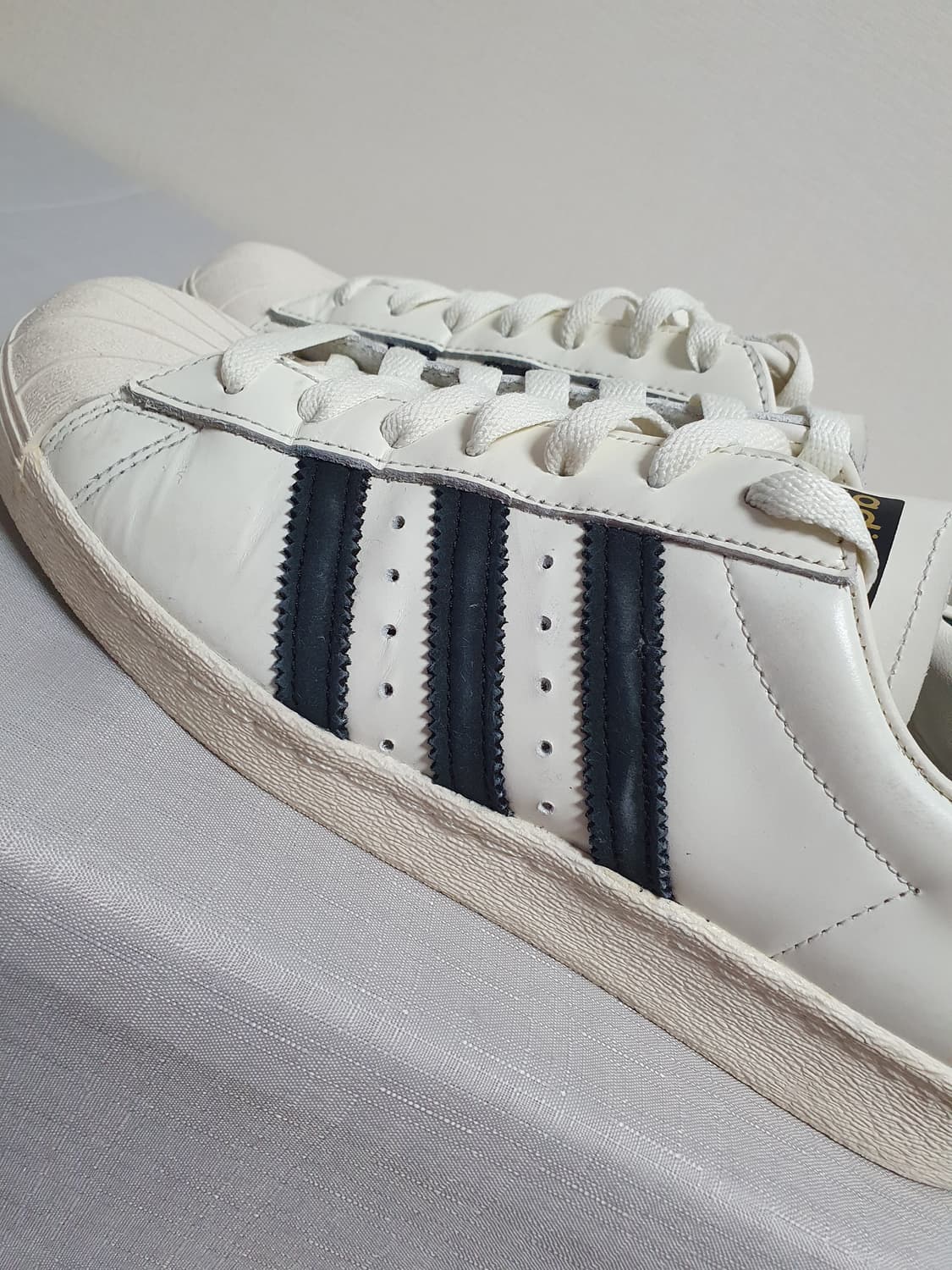 265mm 아디다스 슈퍼스타 80s 빈티지 디럭스 상품이미지8