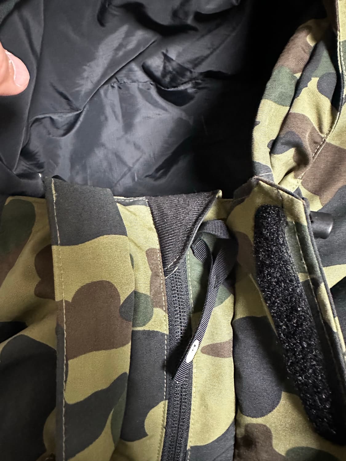 BAPE 1st camo snowboard jacket(2XL) 상품이미지5