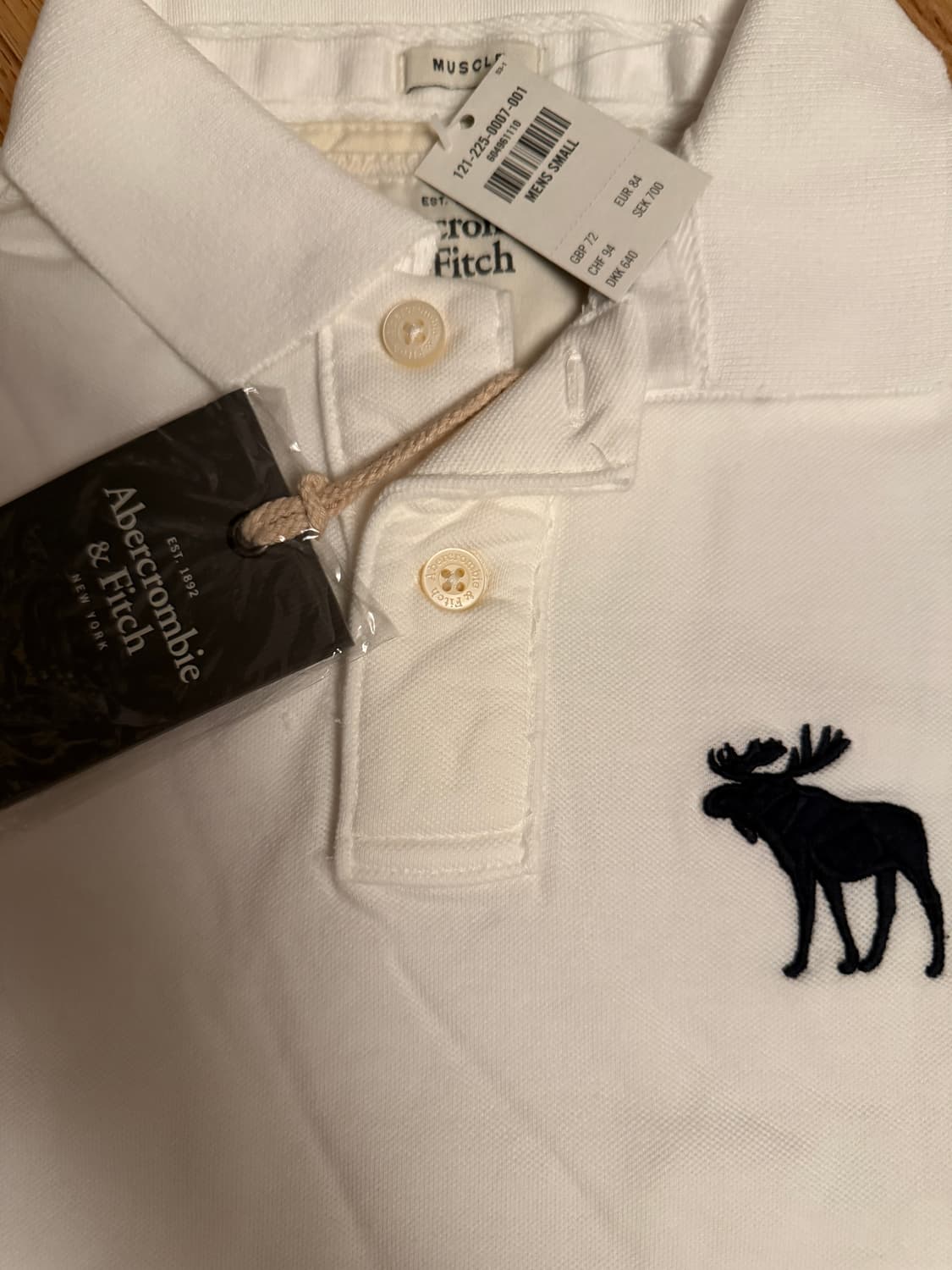 아베크롬비 남성 폴로티 S 새상품 상품이미지2