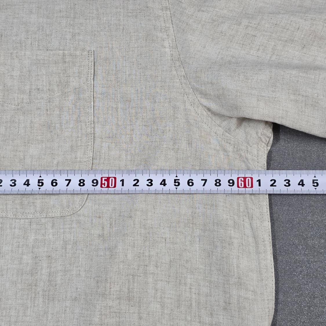 L 오버핏 수아레 텐셀 린넨 셔츠 오트밀 상품이미지6