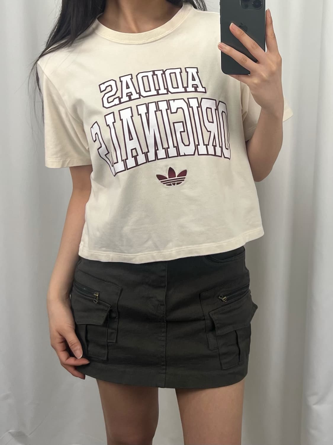 아디다스 크롭 반팔 상품이미지1