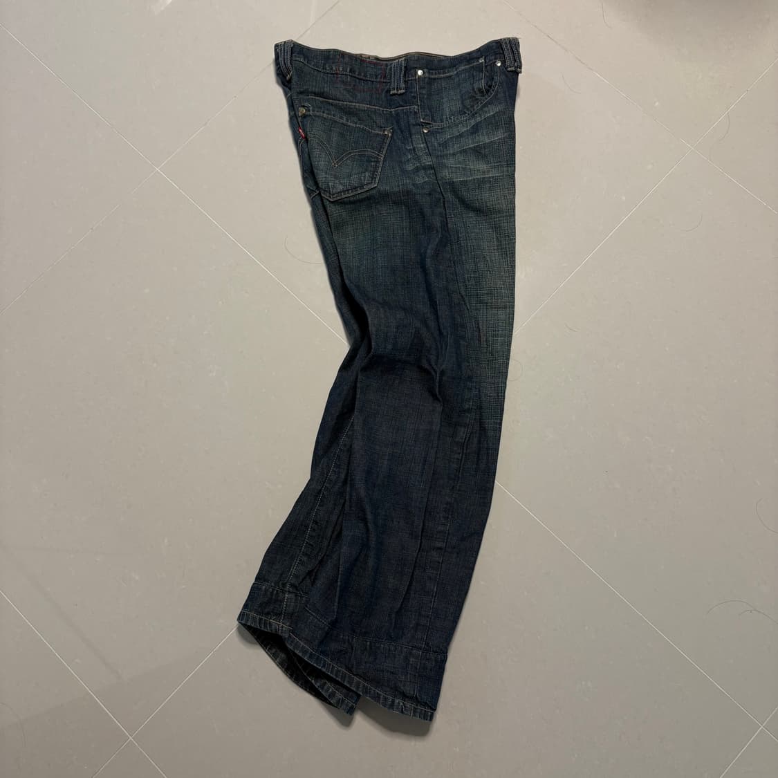 정품 리바이스 엔지니어드 워싱진 데님팬츠 청바지 32인치 상품이미지6