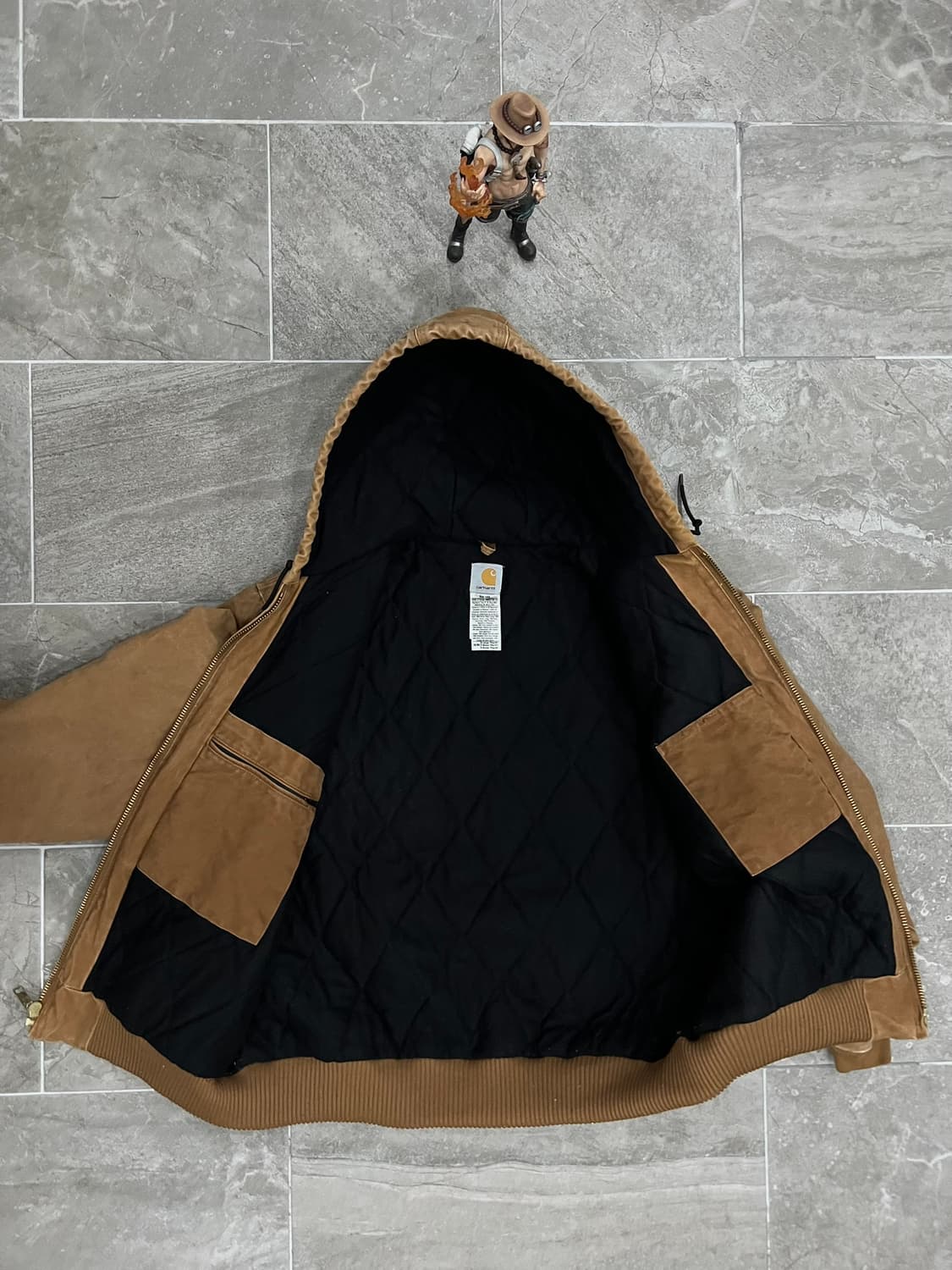 (XL)칼하트 덕 액티브 후드자켓 J130 BRN 칼하트브라운 상품이미지3