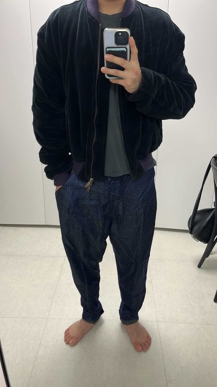 [XS] 하이더아커만 15FW 벨벳 퍼스봄버 상품이미지1