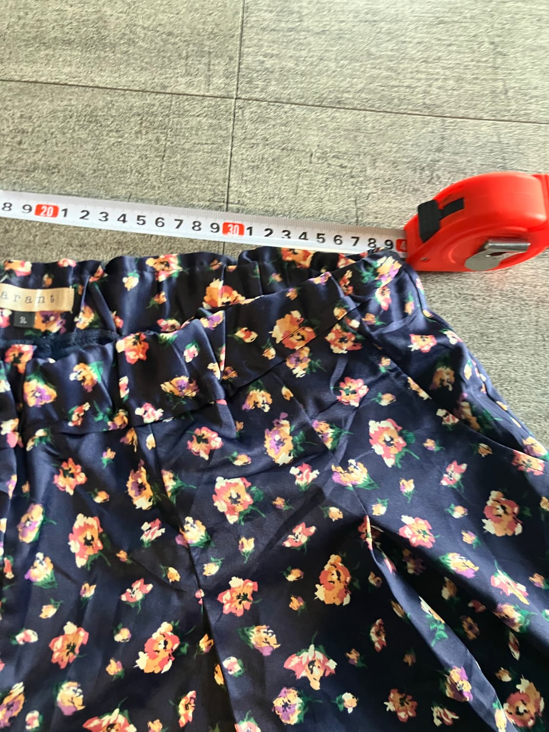 일본빈티지 Rarant 하구미모리걸 할메카지 플라워 벌룬 하프팬츠반바지 상품이미지2