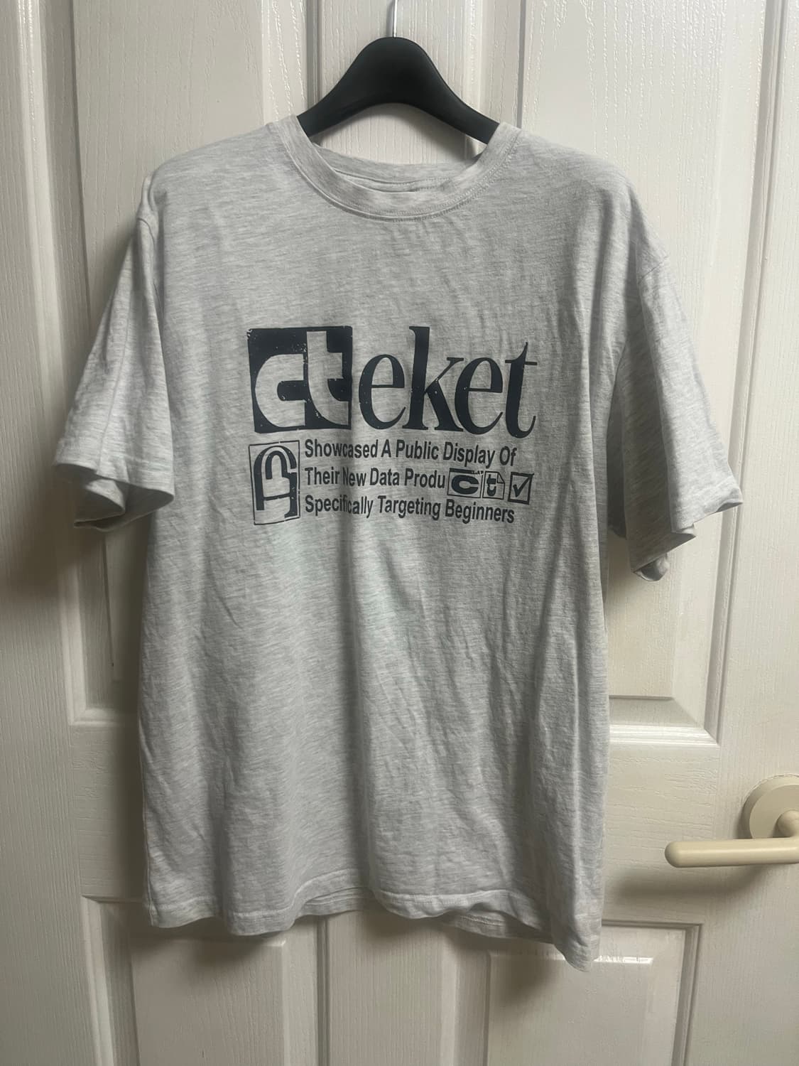 Teket plan tee melange gray 상품이미지2