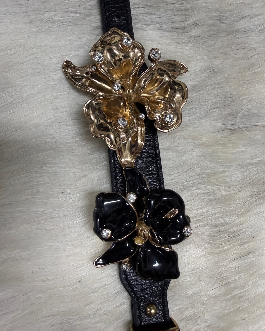 Versace for H&M 레더 플라워 브레이슬릿 상품이미지4